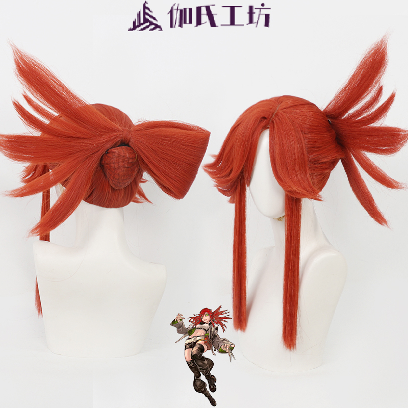 废渊战鬼理遥cos假发分体发髻