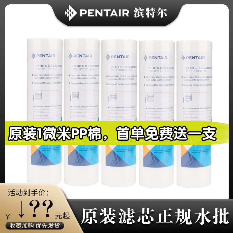 滨特尔爱惠浦净水器PP棉10寸前置过滤器1微米纯水机通用P1-10滤芯