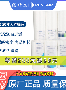 滨特尔大蓝瓶10寸20寸大胖过滤器前置PP棉滤芯DGD2501 5005 7525