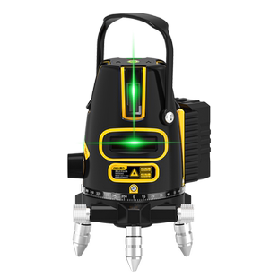 得力工具红外线水平仪高精度强光细线夏普LD绿光2线3线激光投线仪