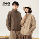 雪中飞2025春季新款男女情侣摇粒绒立领外套户外百搭大码休闲外套