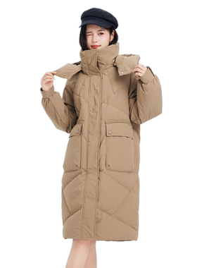 2026中长款羽绒服雪中飞温柔