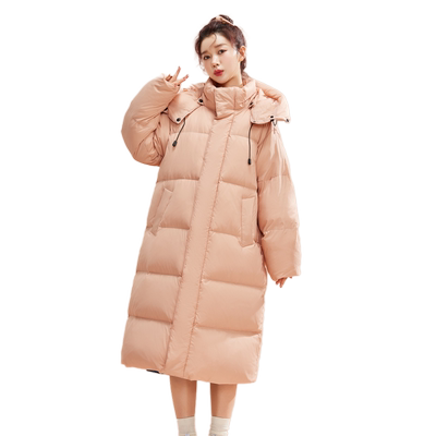 雪中飞长款高充绒羽绒服女韩版