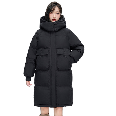 保暖女士羽绒服雪中飞温柔连帽