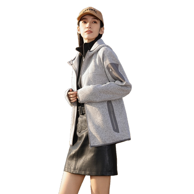 常规针织外套雪中飞休闲