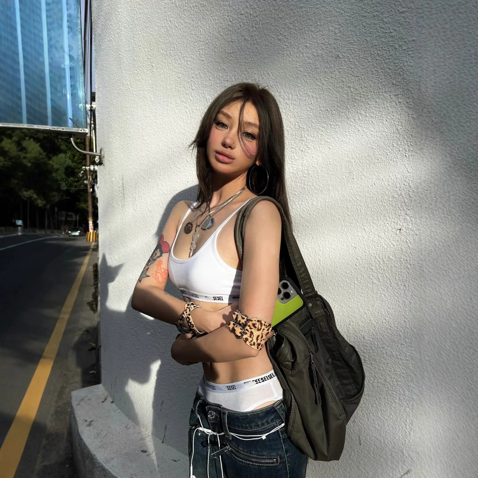 吴宣仪同款辣妹字母女三角裤