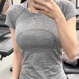 lulu同款Swiftly Tech运动短袖T恤休闲跑步透气健身瑜伽服女