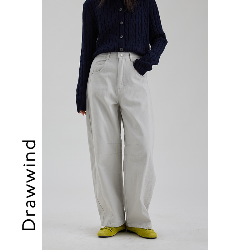画风drawwind高支棉宽松休闲裤