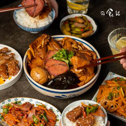 日食记加水即卤甜辣味无需捞渣