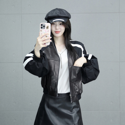 短款皮衣外套女秋秋2025新款