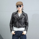 领修身 机车服女短款 油蜡皮黑色夹克真皮西装 新款 外套潮 2025年秋季