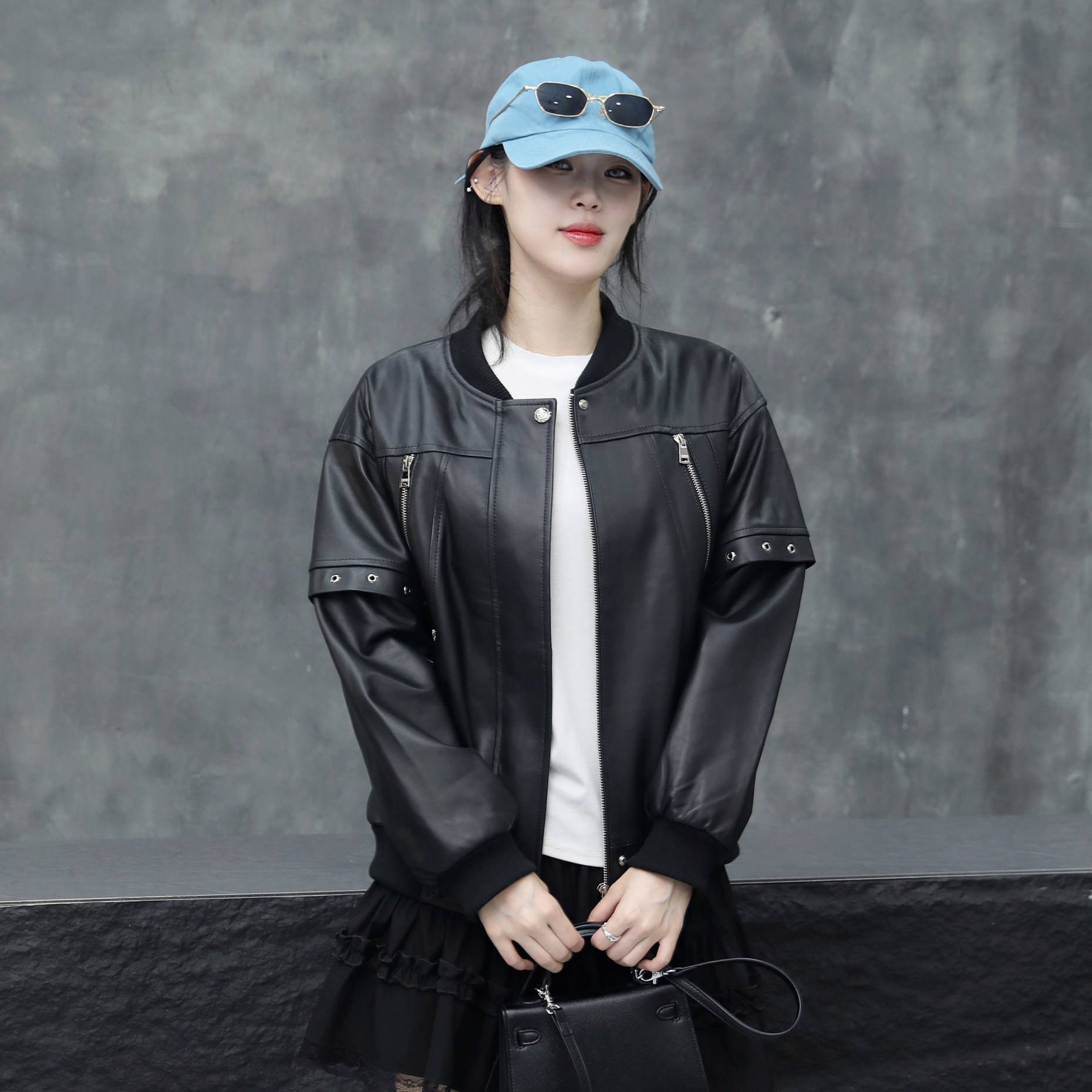 美式复古棒球服外套女2025新款