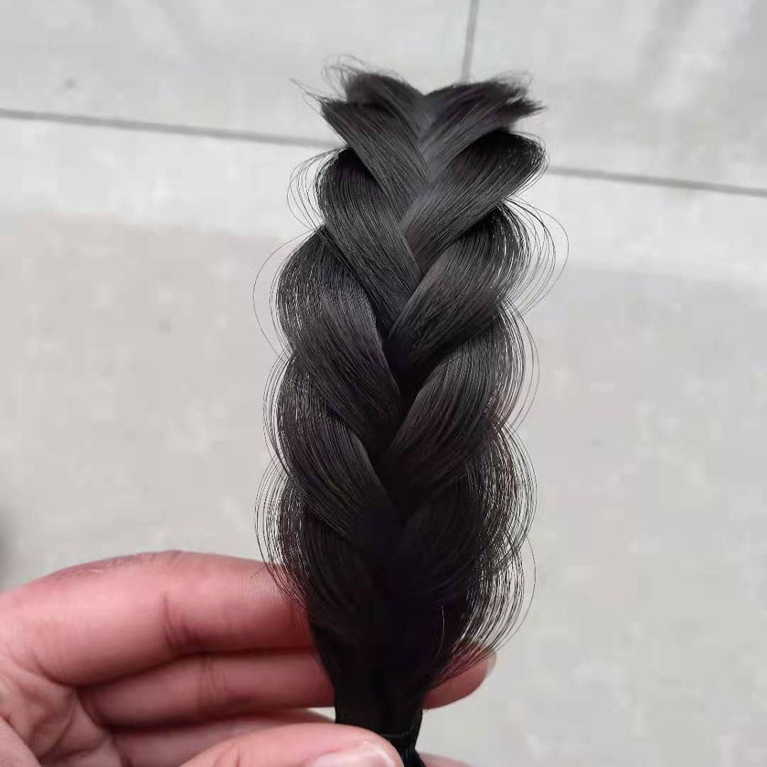 thumbnail for 鱼骨辫假发麻花辫子发箍带齿防滑外出头箍网红压发头箍发饰女头饰