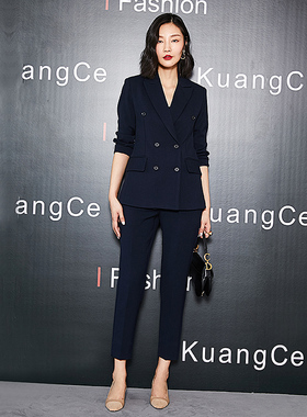 职业西装套装女2026新款春季时尚气质西服正装职场面试经理工作服