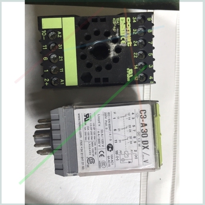 【议价】comat继电器c3-A30 DX/DC24V+底座
