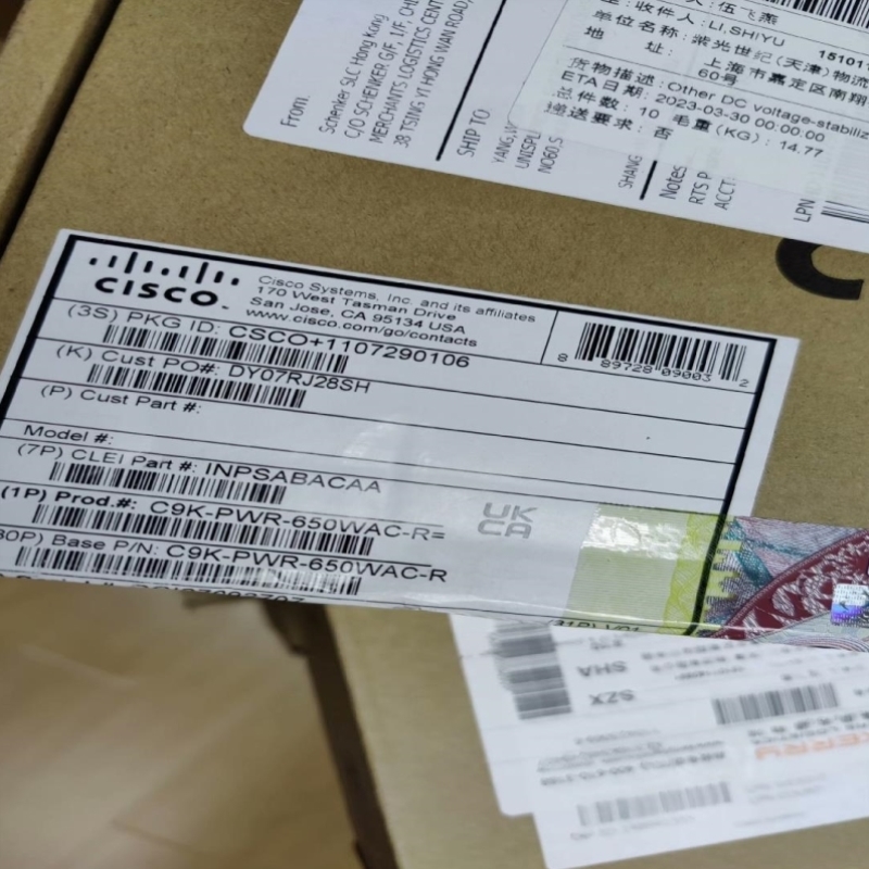 【议价】C9K-PWR-650WAC-R 单包行货-议价