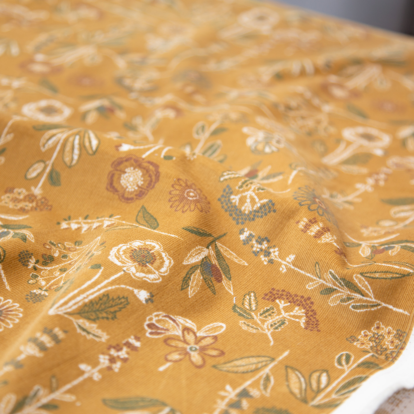 日本进口21坑灯芯绒服装面料