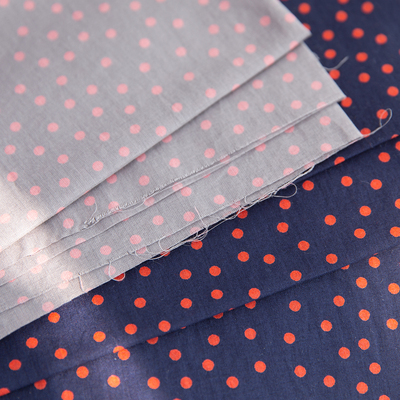 小纹工房纯棉60s波点面料