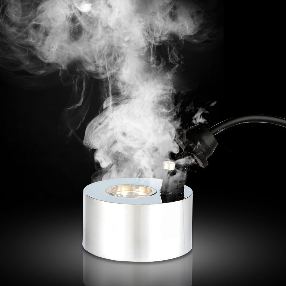 欧美鱼缸无灯超声波雾器大雾量雾化头假山摆件造景流水盆景雾化器