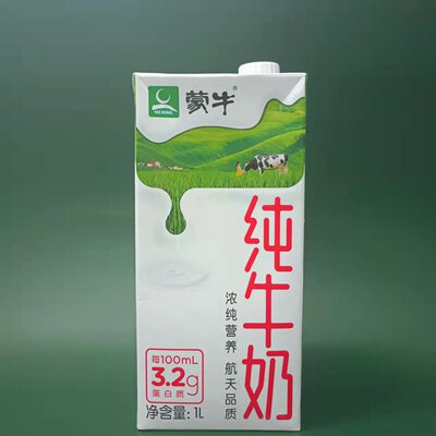 蒙牛1L*6盒整箱纯牛奶