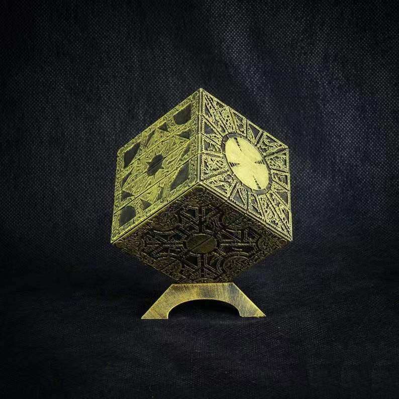 解密机关锁鲁班秘密宝盒地狱魔盒创意藏物机关盒可拆解魔方玩具