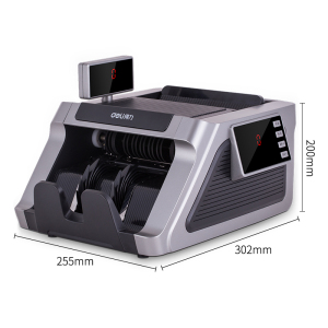 【2021新】包邮得力33316S点钞机新币第五版人民币B类家用商用办公验钞机送外接屏点验机