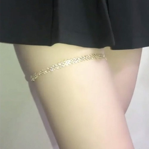 时尚满钻菱形腿链腿环配