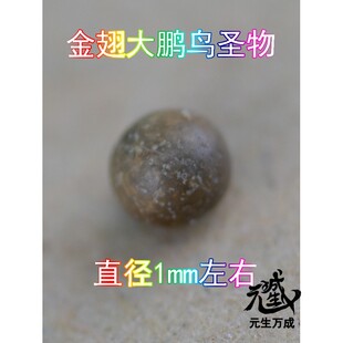 金翅大鹏鸟圣物 粪便颗粒单笔订单满1000元可拍一颗