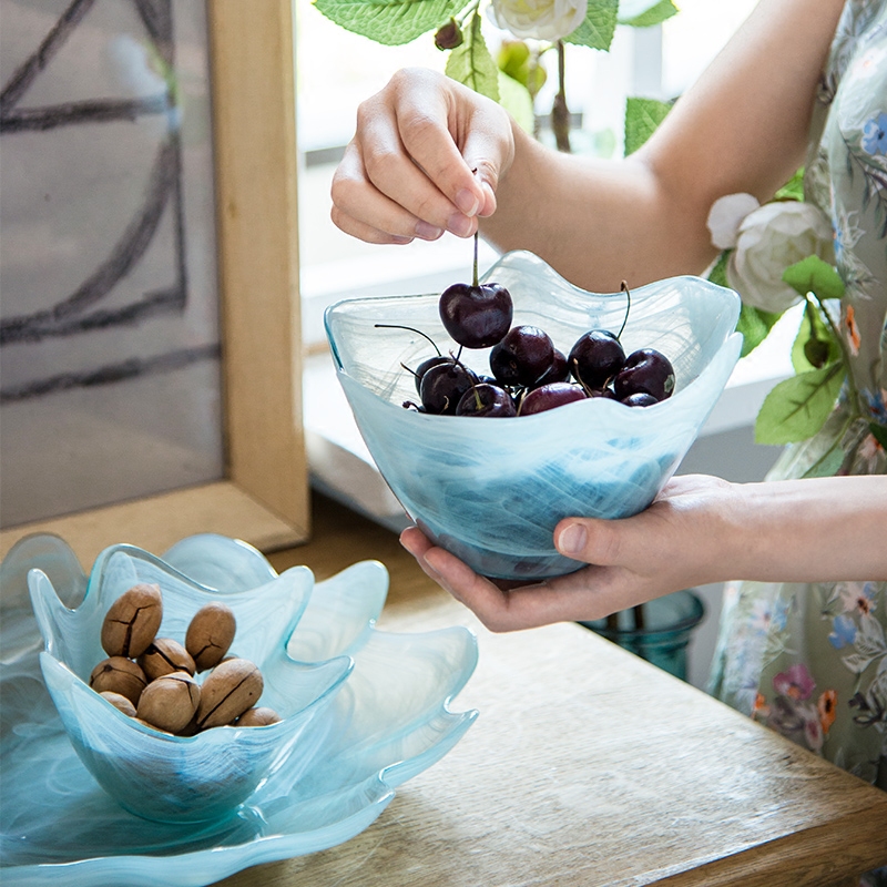 Po Fei Spain Imported European style Light extravagance Fruit plate modern Simplicity household Glass Fruit bowl Candy jarin the Tableware , Tableware , Fruit bowl/Fruit plate/Hamper  category - from Buy2taobao.com to provide professional Taobao agent buy service