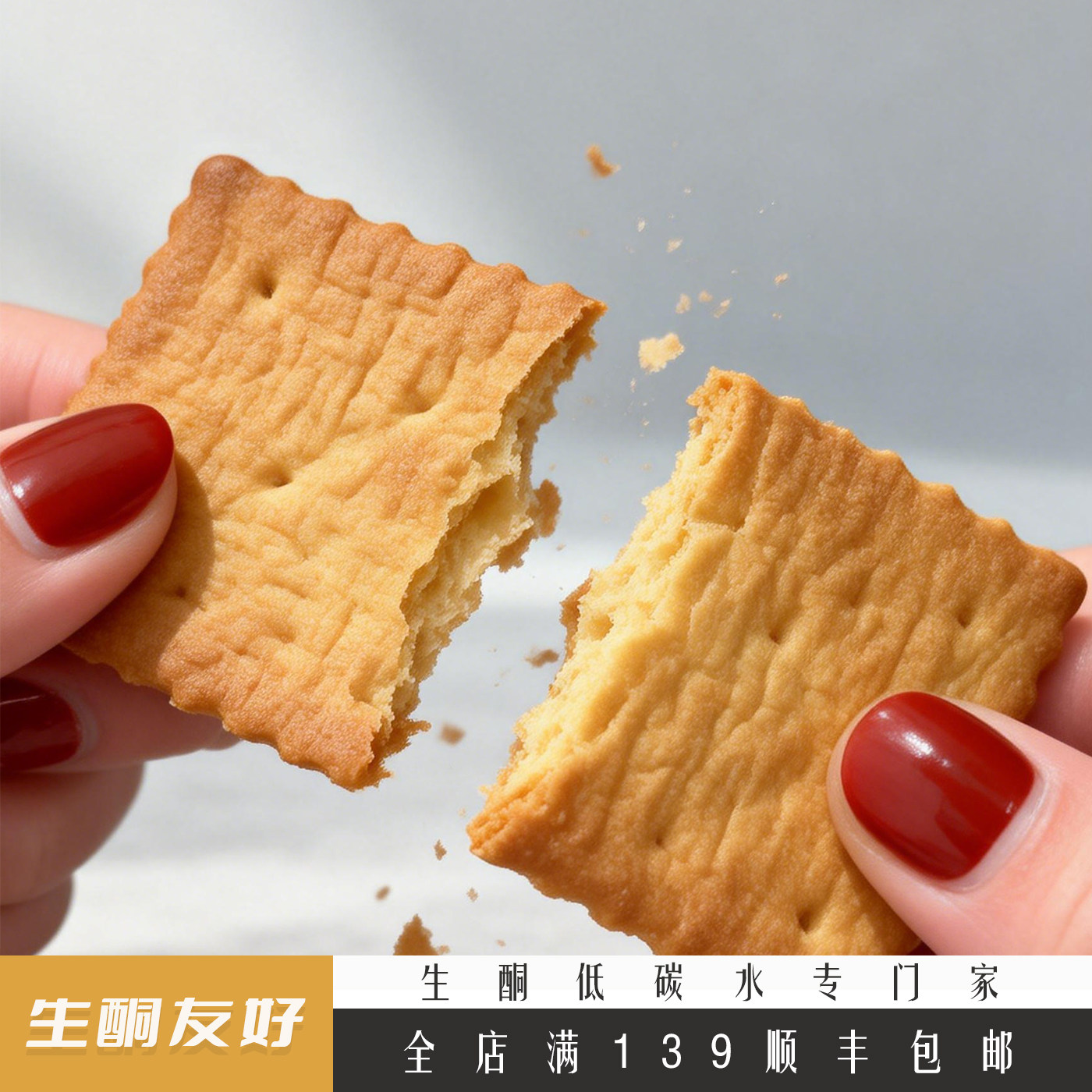 生酮干酪芝士饼干零食品代餐生酮饮食控糖饼干