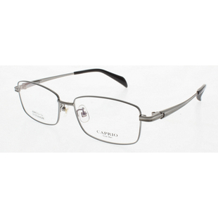 CAPRIO卡佩罗眼镜架CA6214商务舒适可配度数纯钛男士全框近视镜框