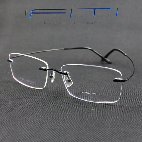 ifiti意形钛眼镜架无框超轻近视