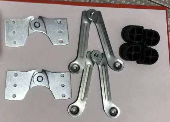 铝合金家用梯子连接片便携摄影梯脚垫双面工具梯螺丝货架双侧铰链