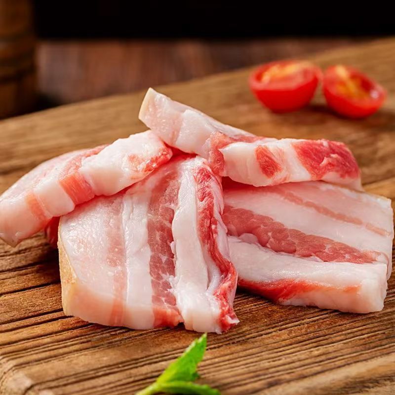 白荡里烧烤去皮五花肉片图片