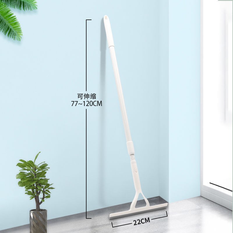 洗澡间刮水神器玻璃家用卫生间硅胶器伸缩杆地刮浴室清洁工具好用