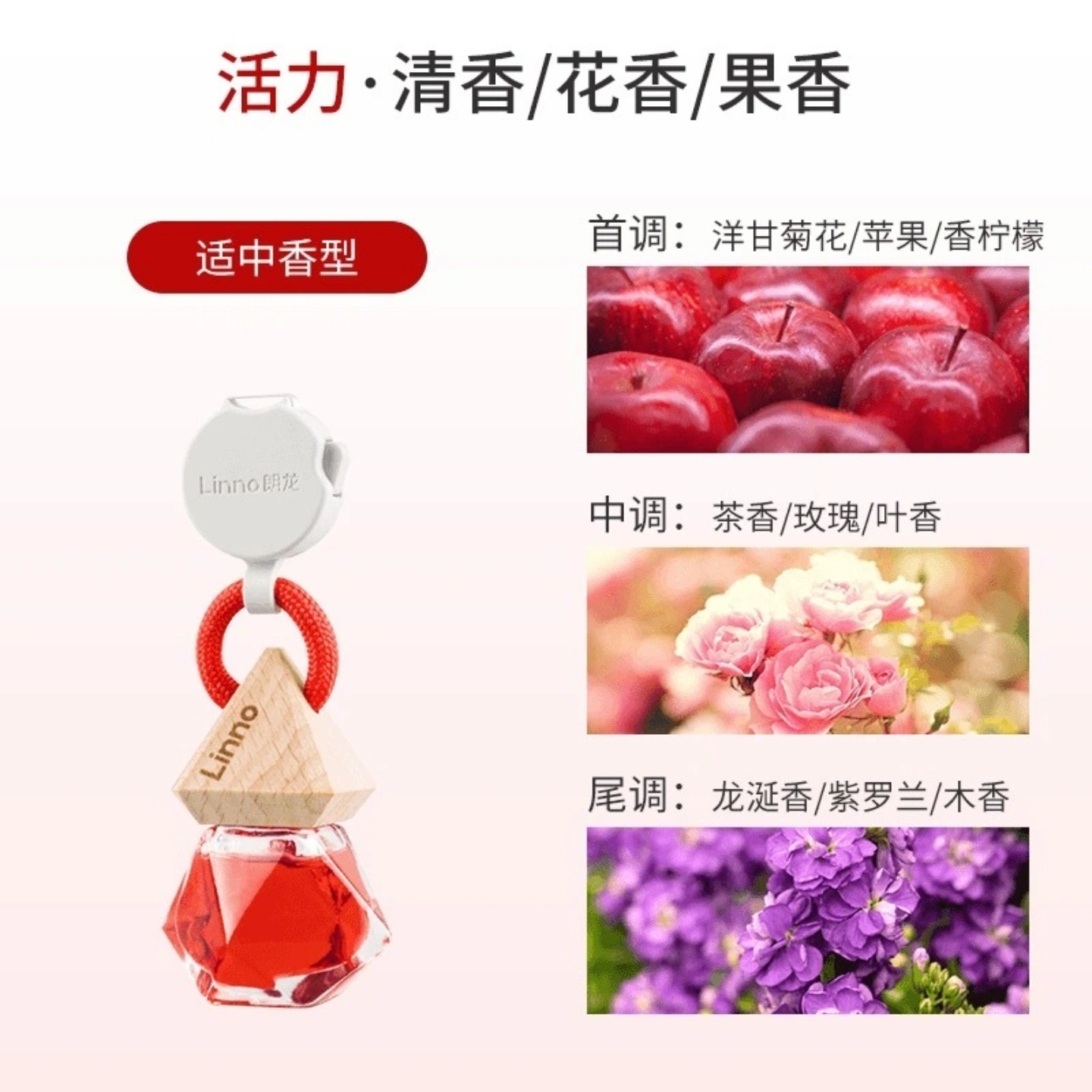 Linno/朗龙正品挂式香水活力留香