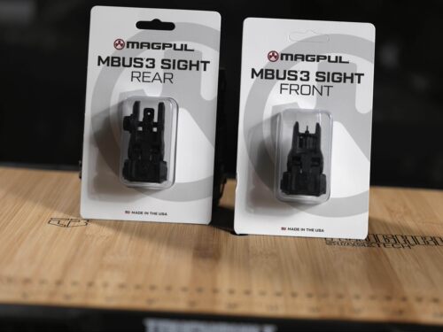 【跃虎模玩】满足版MAGPUL马盖普MBUS GenIII3代尼龙折叠机瞄套装