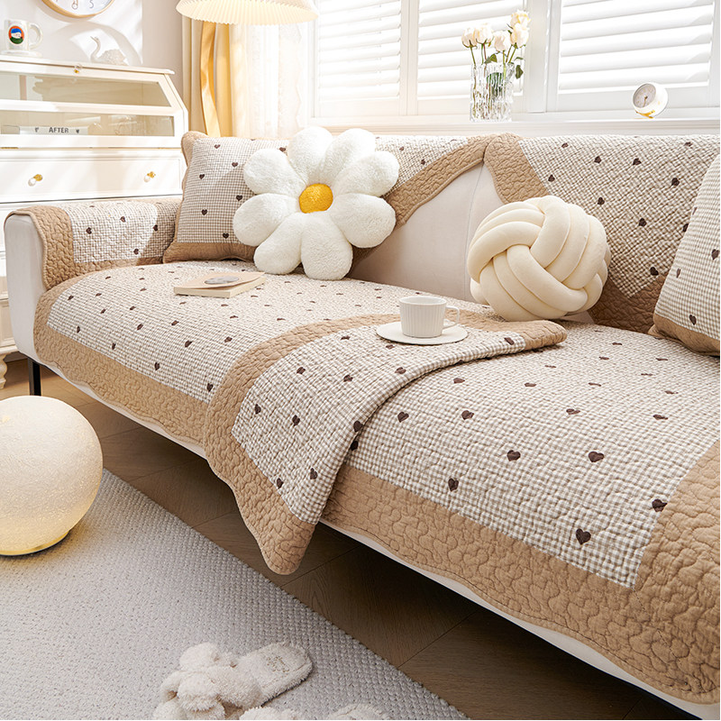新款斜纹纯棉沙发垫防滑简约现代坐垫子皮沙发套罩盖布巾可水洗,居家布艺,沙发垫,淘宝优惠券,粉丝福利购,淘宝优惠卷