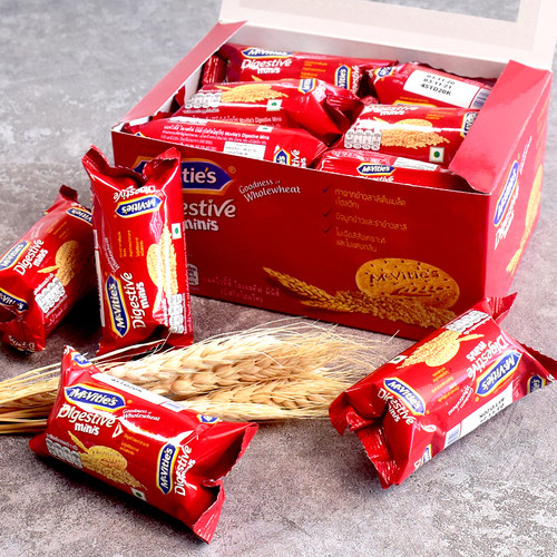 Mcvities麦维他全麦消化饼干粗粮纤维进口休闲零食下午茶独立包装