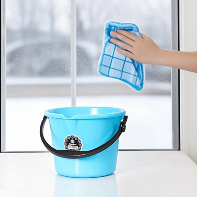 日本进口塑料水桶家用手提小水桶