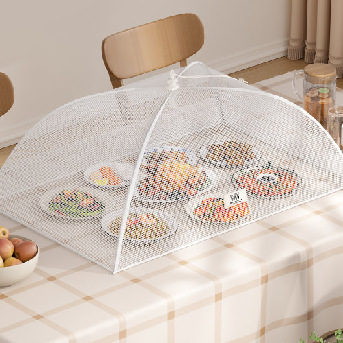 日本抗菌硅胶菜罩家用可折叠菜盖罩2026新款遮尘防蝇剩饭菜食物罩
