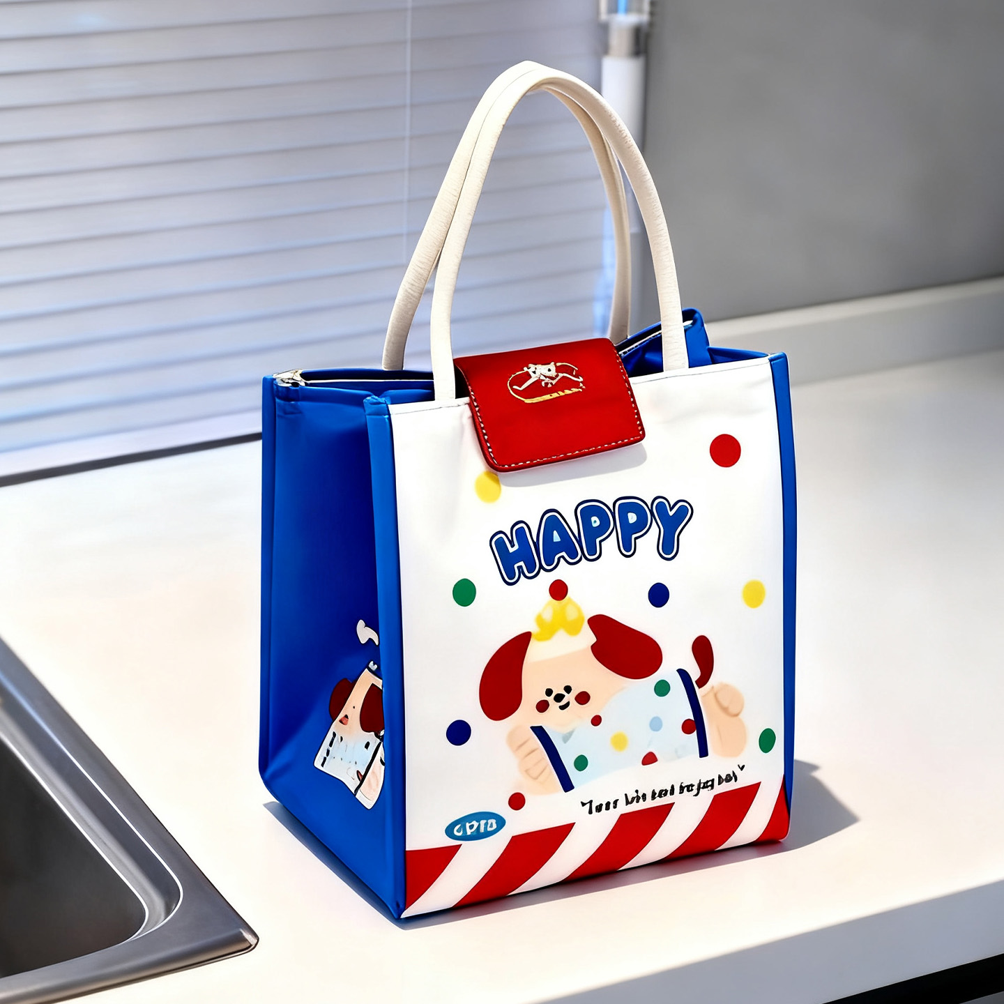 ⭐哇塞！这么可爱的小狗饭盒袋⭐