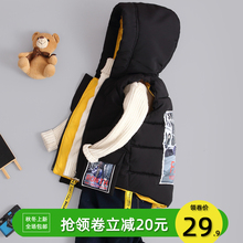 反季儿童羽绒棉马甲加厚背心秋冬男女童坎肩宝宝保暖外穿洋气新款