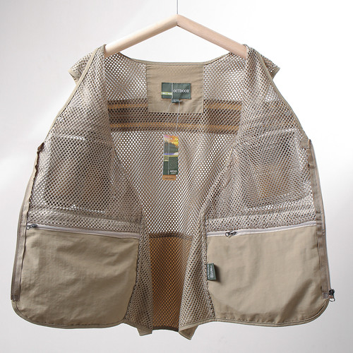 多功能口袋工装户外马甲男