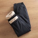 东北三防雪山裤 冬季男士直筒加绒加厚户外防风防水保暖护膝棉裤