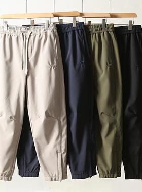 精致刺绣 冬季男士加绒加厚保暖户外防风防水束脚工装休闲长裤潮