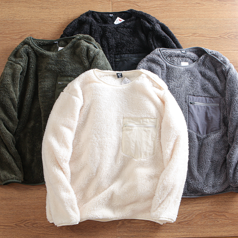 摇粒绒保暖流行套头卫衣