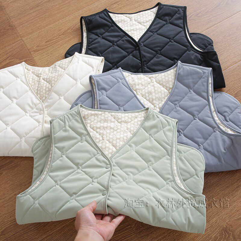 秋冬男女情侣款绵羊毛保暖马甲防风防水内搭夹棉加厚发热背心坎肩,男装,常规马甲,淘宝优惠券,粉丝福利购,淘宝优惠卷