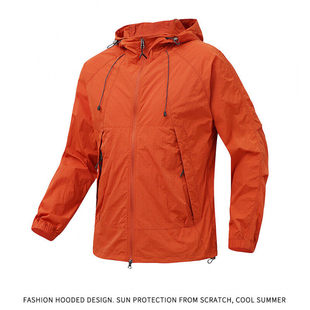 轻薄款 UPF50 宽松机能工装 男女情侣款 户外连帽防晒冰感皮肤衣 夏季