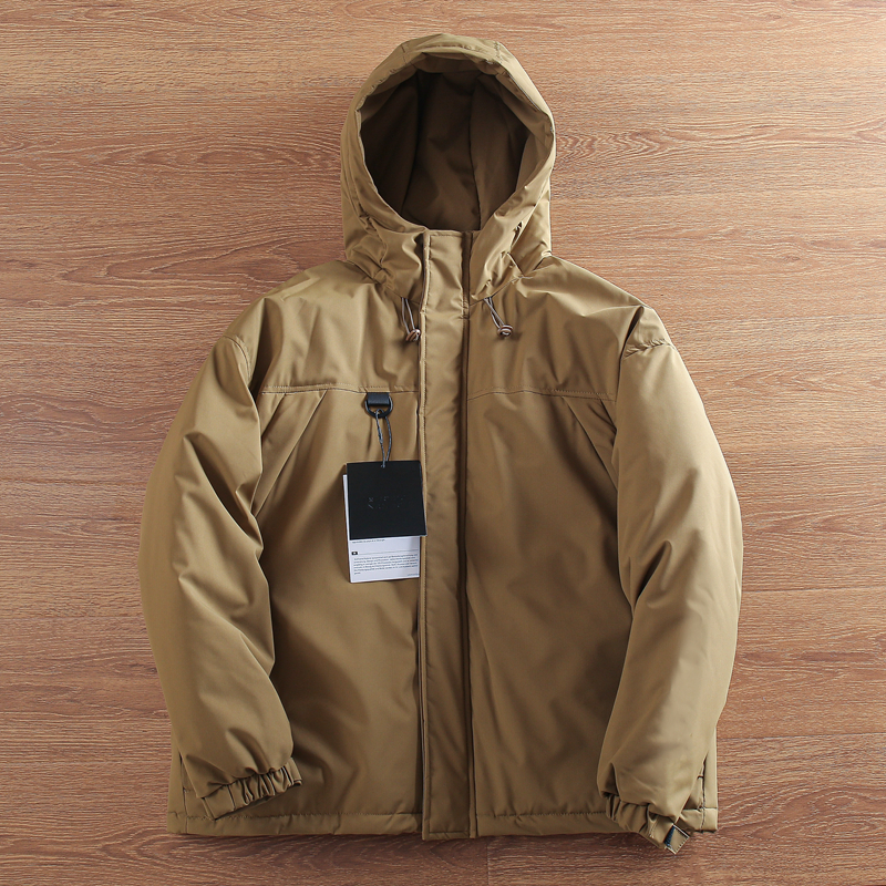 秋冬男士连帽P棉加厚棉衣外套